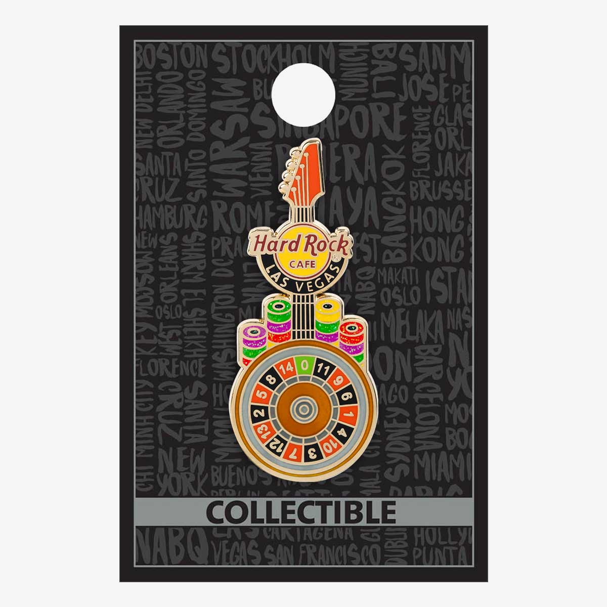 Las Vegas Roulette Guitar Pin image number 2