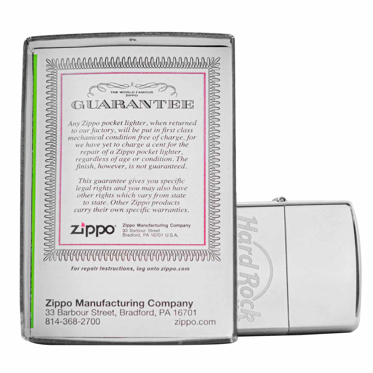 Zippo Brass Etched Guitar Lighter image number 3