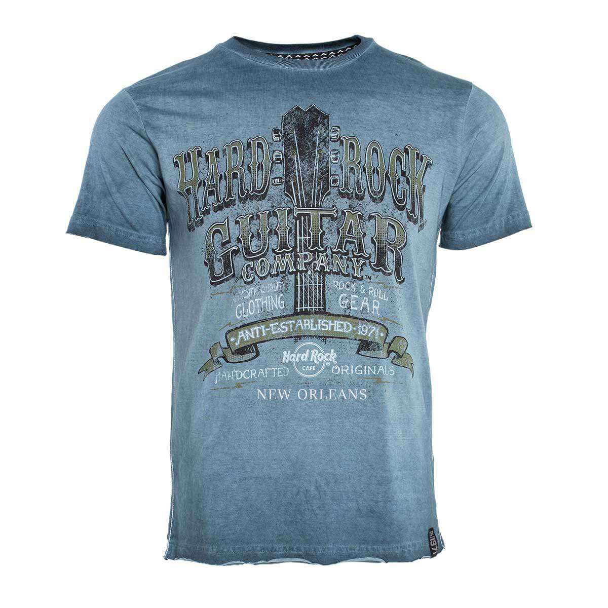 Men's Pigment Wash Headstock Graphic Tee image number 2