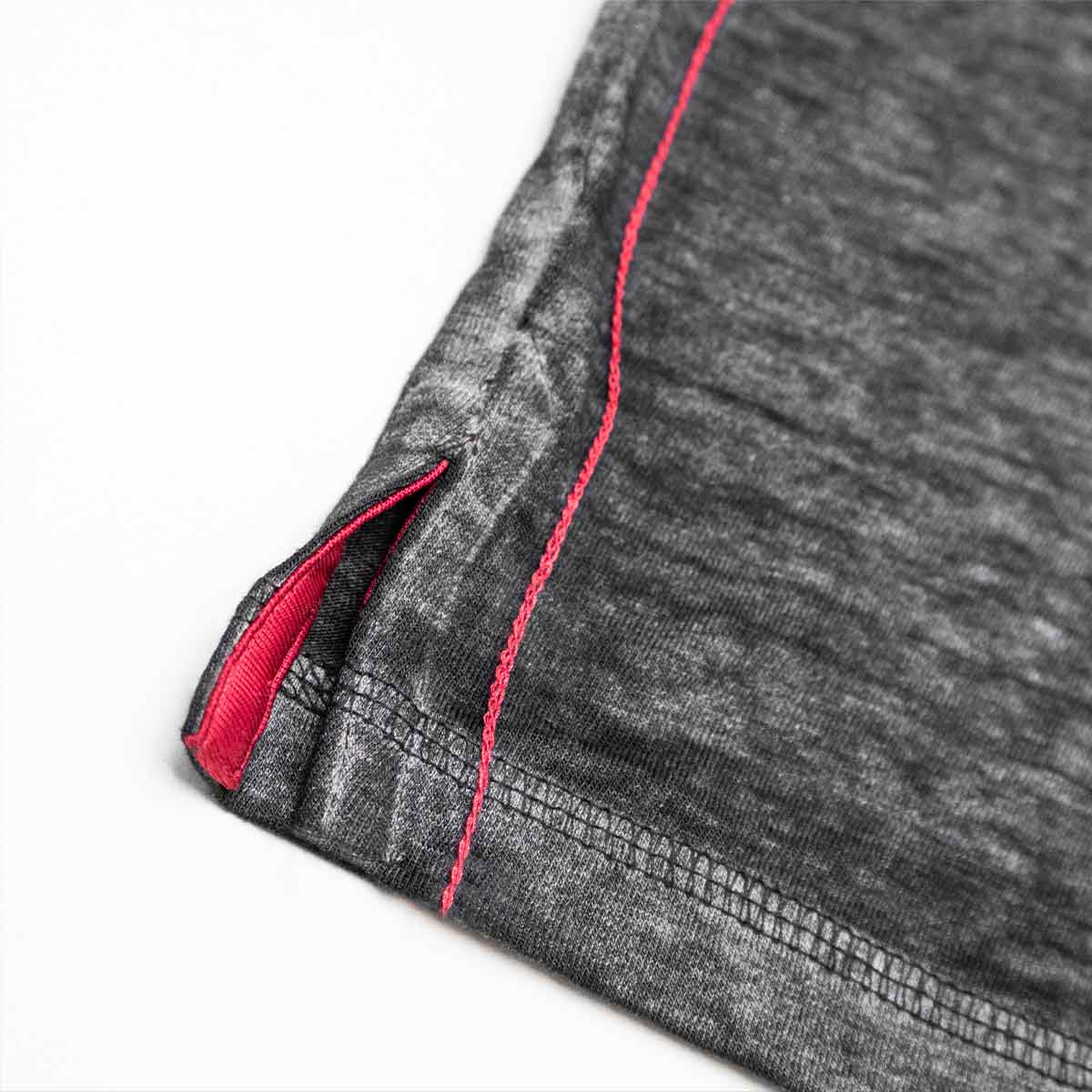 Guitar Company Polo in Grey with Red Stitching image number 5