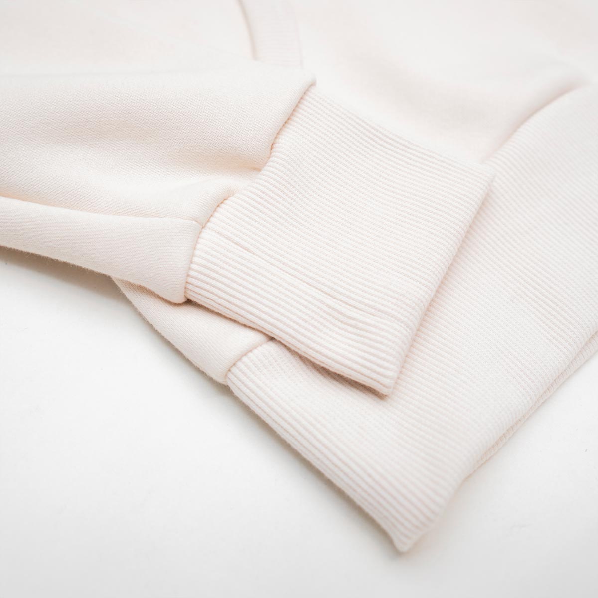 Raised Embroidery Classic Logo Hoodie in Cream image number 3