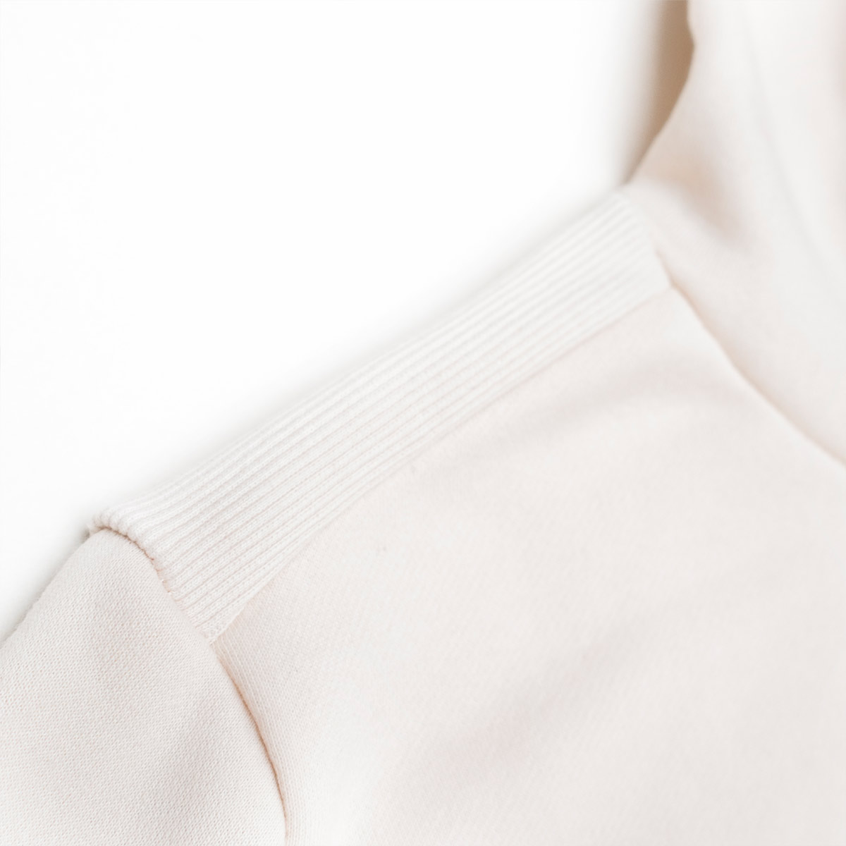 Raised Embroidery Classic Logo Hoodie in Cream image number 4