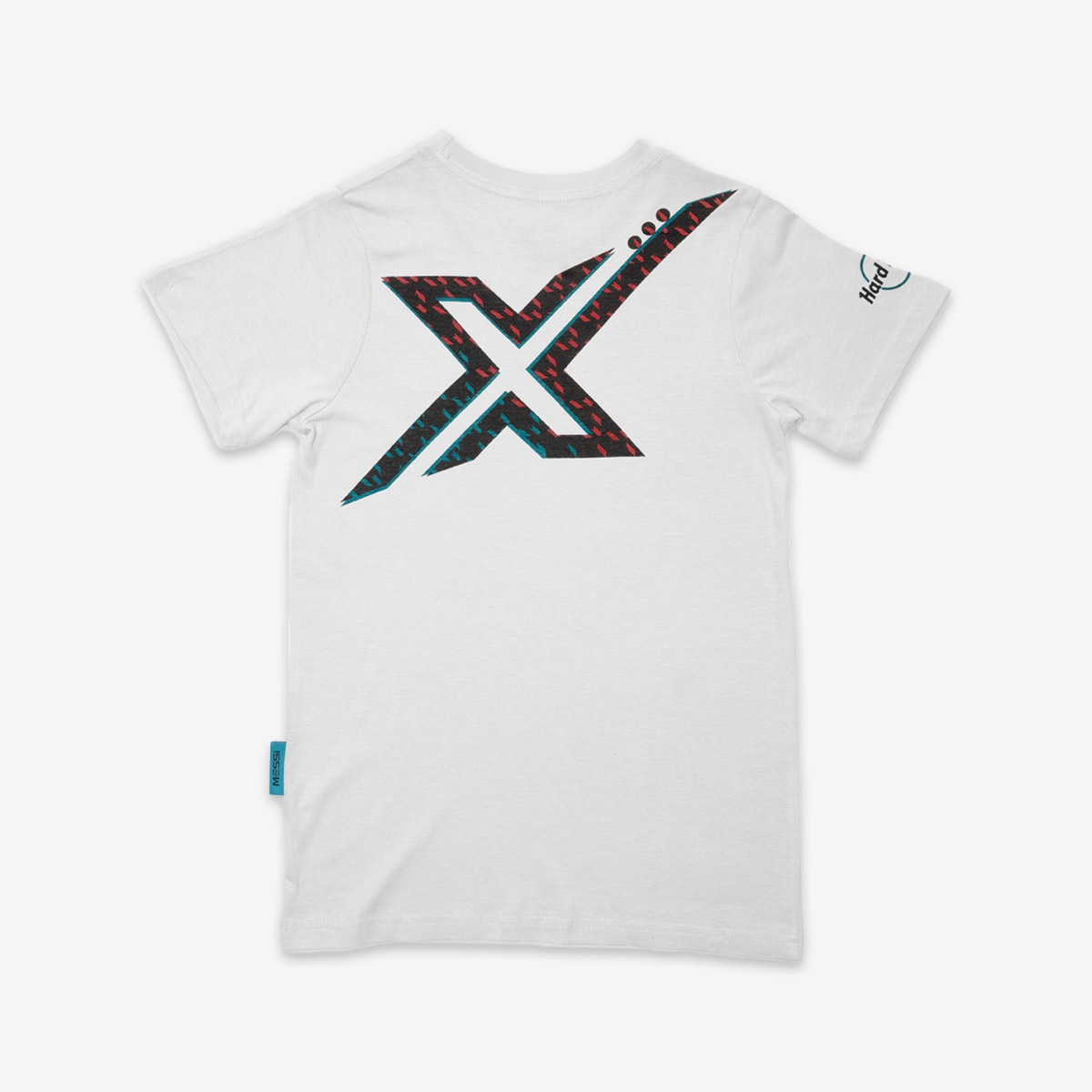 Youth Fit Messi x Hard Rock 10 Tee in Silver image number 2