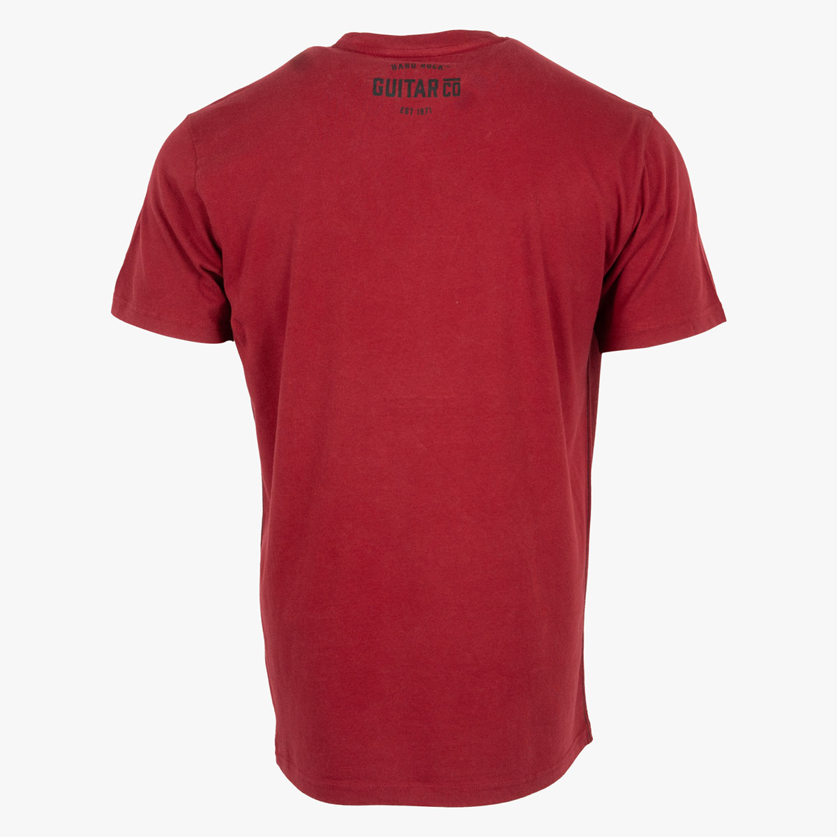 Guitar Company Adult Fit Tee in Red Cross Skull Roses image number 3