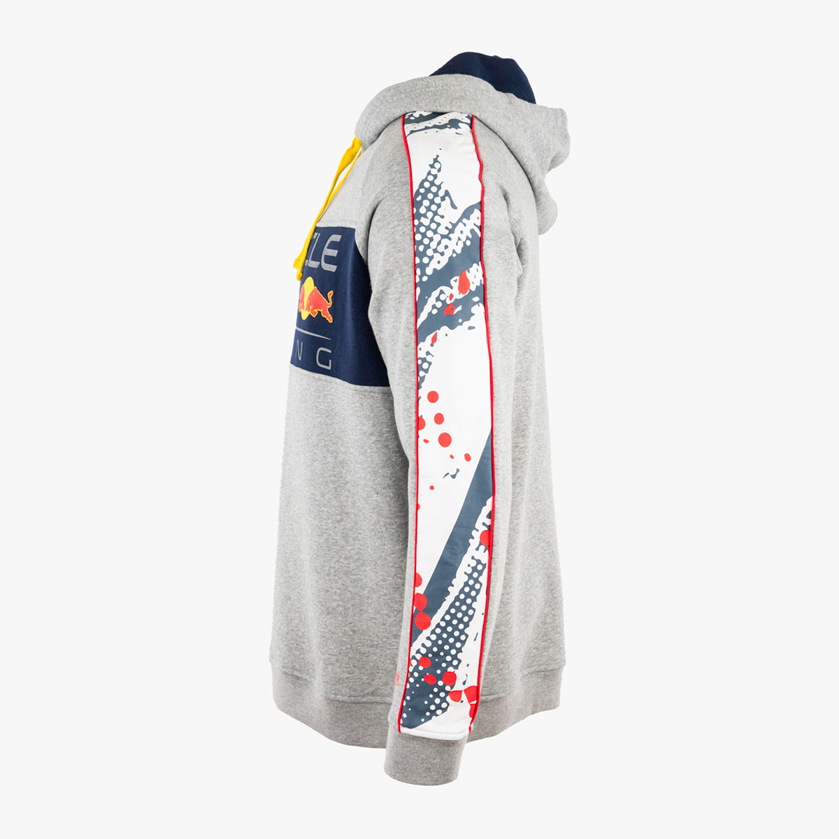 Oracle Red Bull Racing Hoodie in Grey with Sleeve Print Piping image number 2