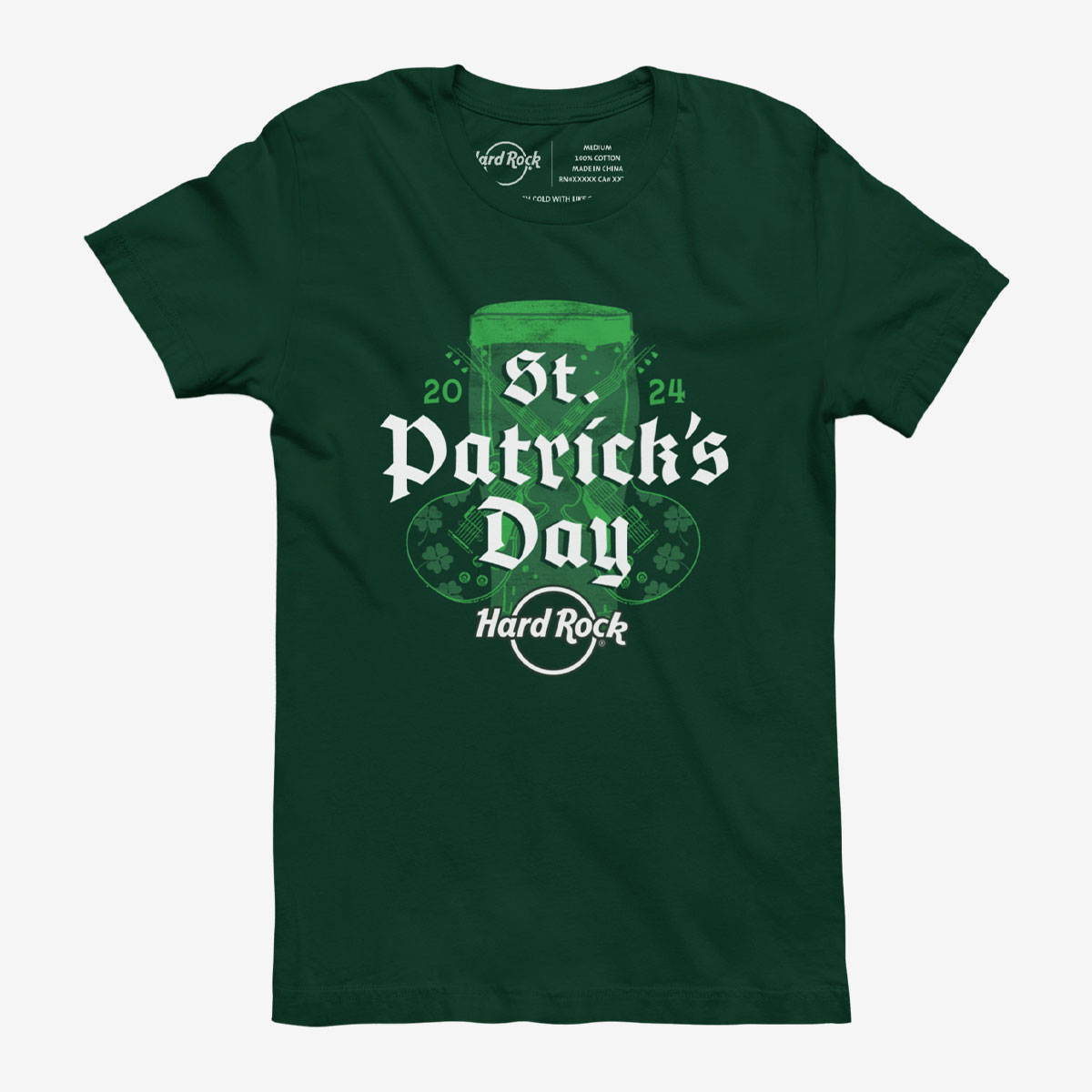 St Patricks Day 2024 Adult Fit Tee in Forest Green image number 1