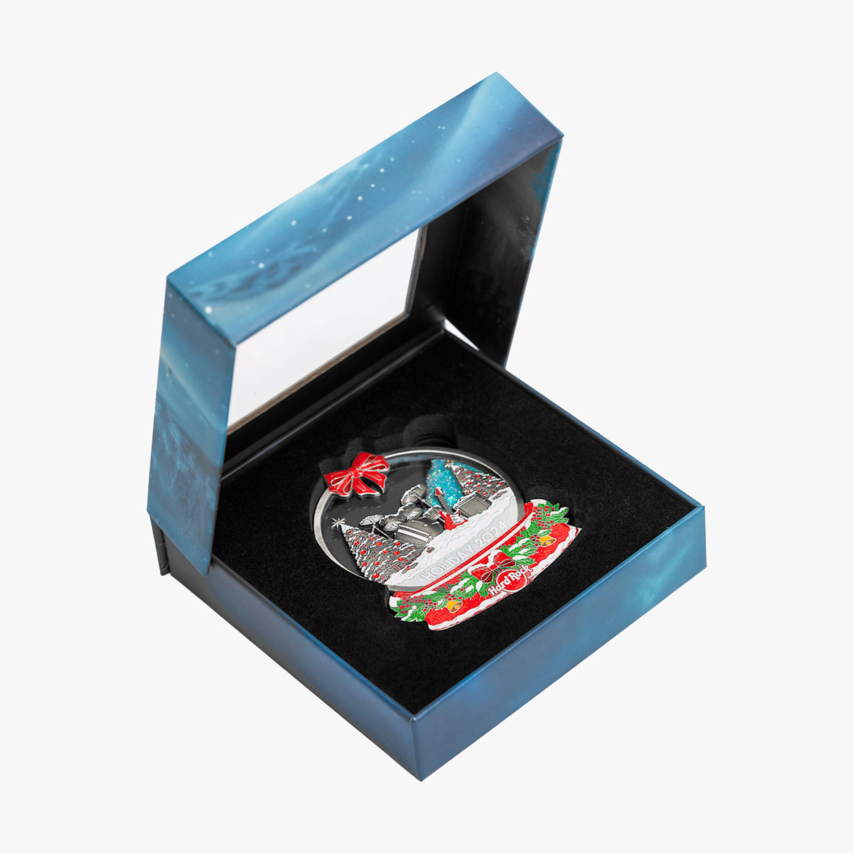 Online Exclusive 3D Jumbo Holiday Snow Globe Y24 Pin image number 4