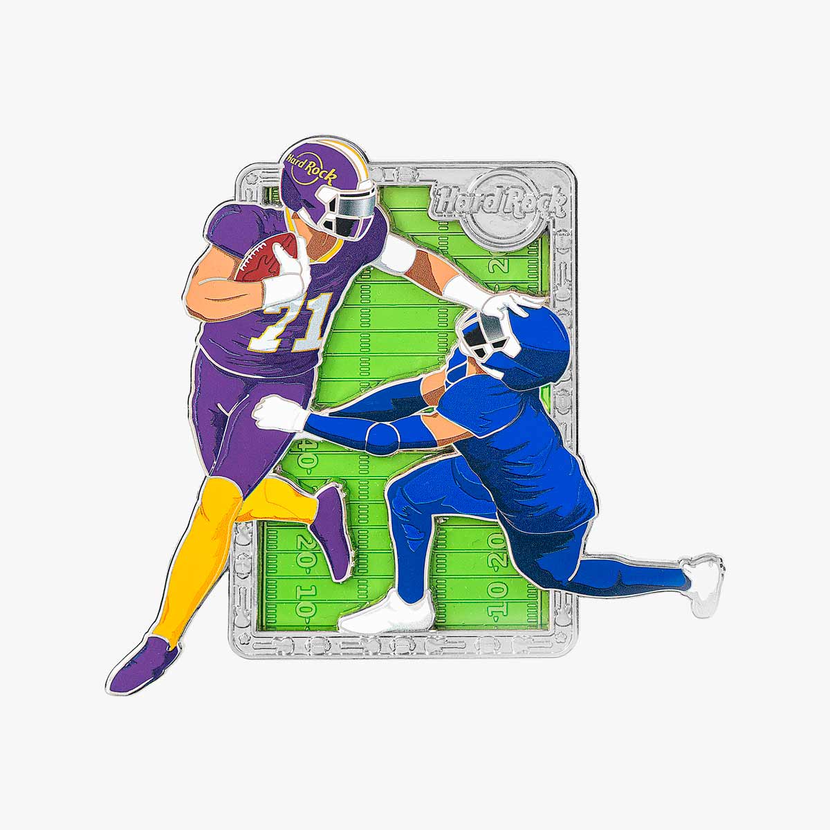 Jumbo Football Rocks Pin image number 2