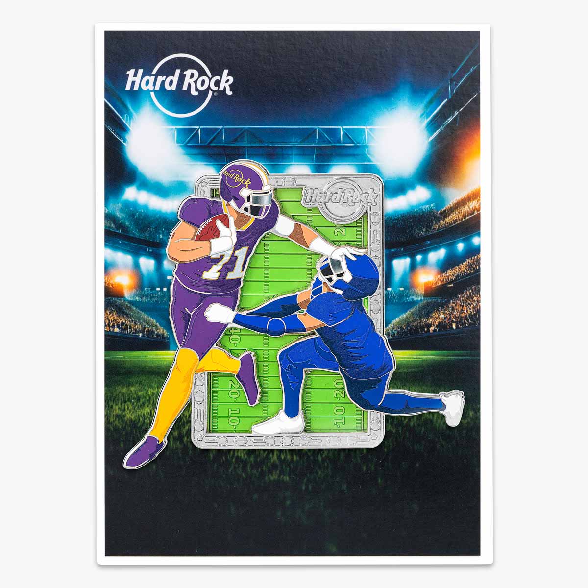 Jumbo Football Rocks Pin image number 1