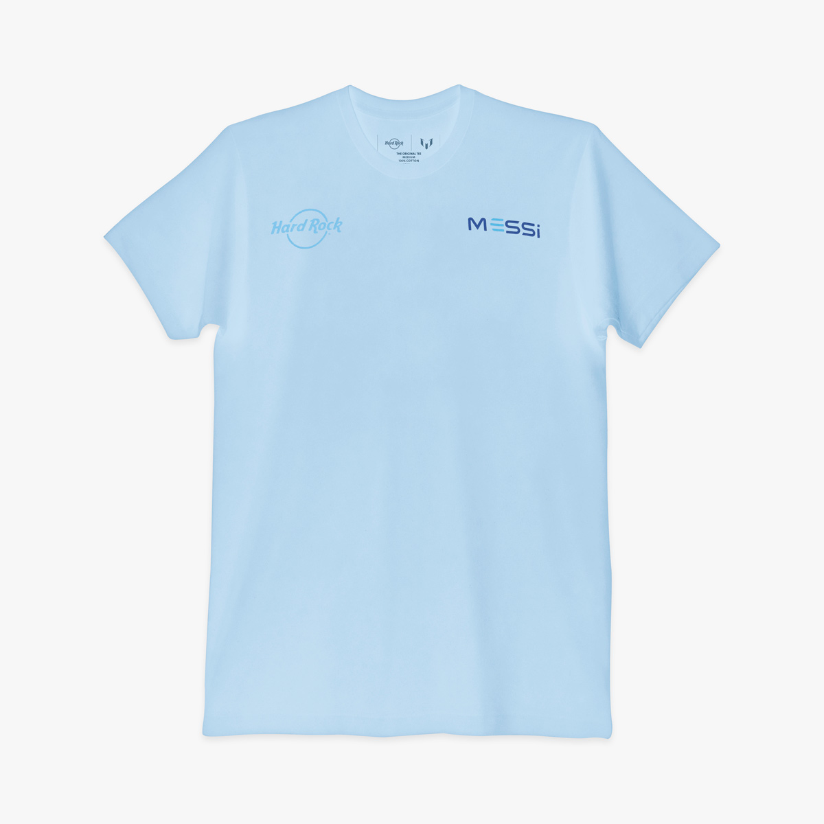 Messi x Hard Rock Blue Collage Tee image number 3