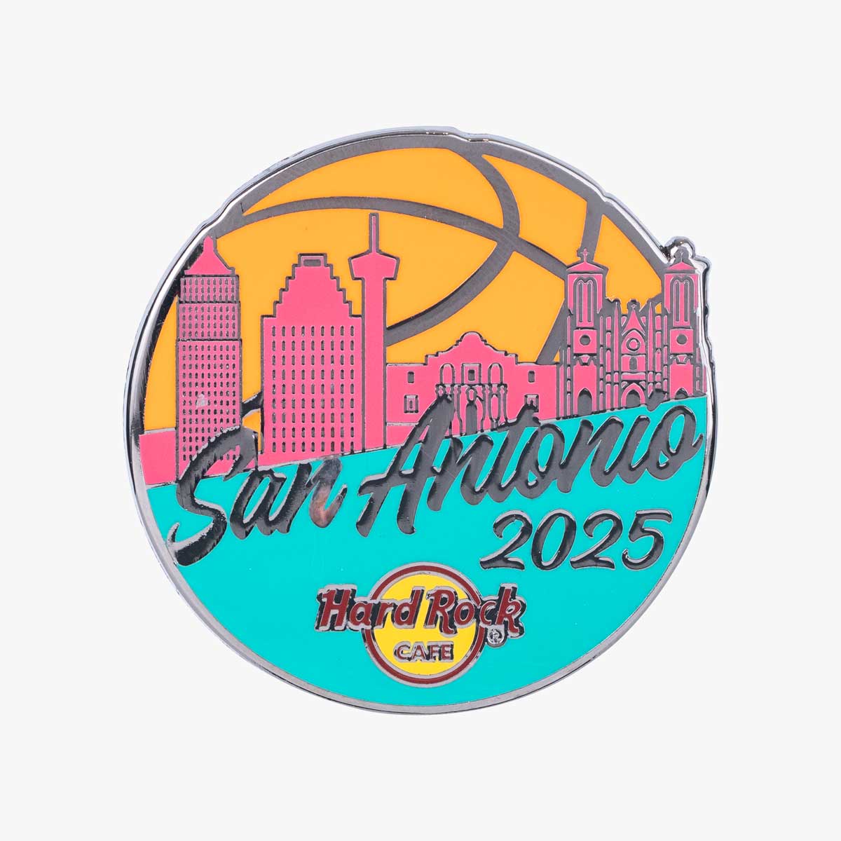 Limited Edition Basketball Skyline 2025 Pin image number 1