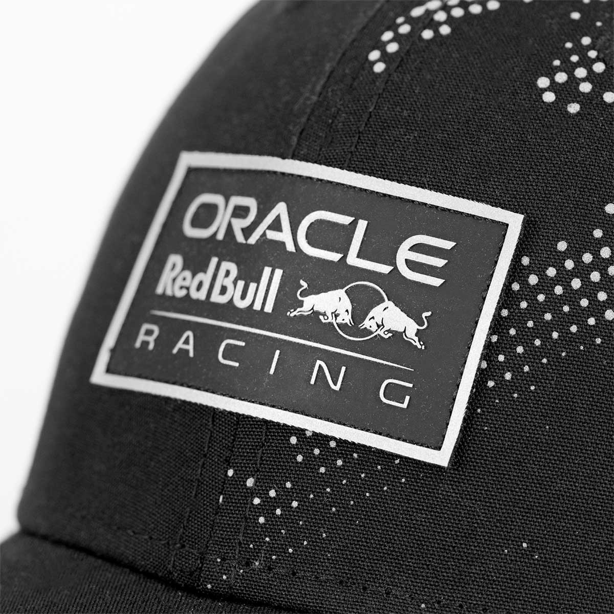 Oracle Red Bull F1 Racing New Era Reflective 9Forty Snapback Hat  in Black image number 2