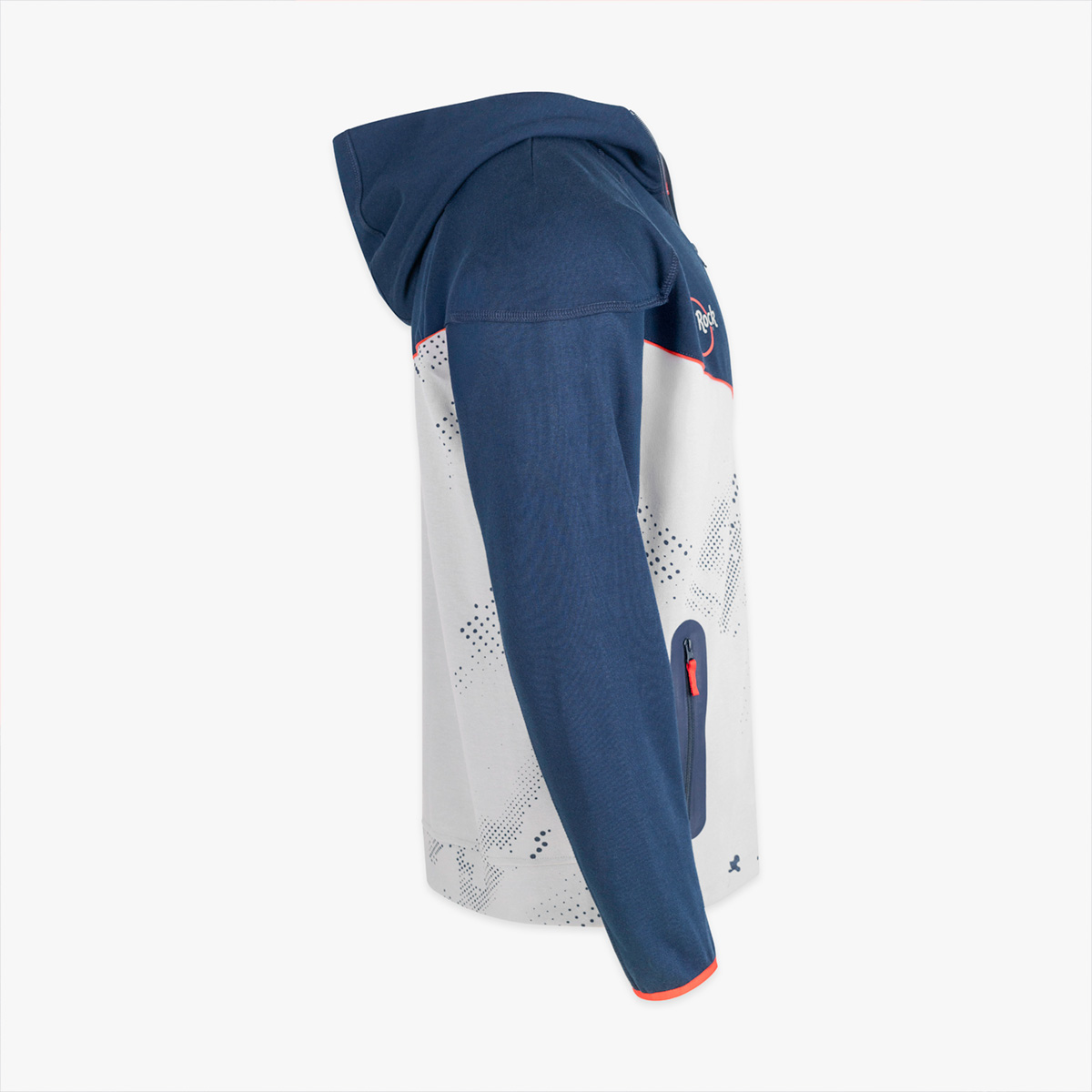 Oracle Red Bull Racing Sport Tech Zip Hoodie in Navy Grey image number 3