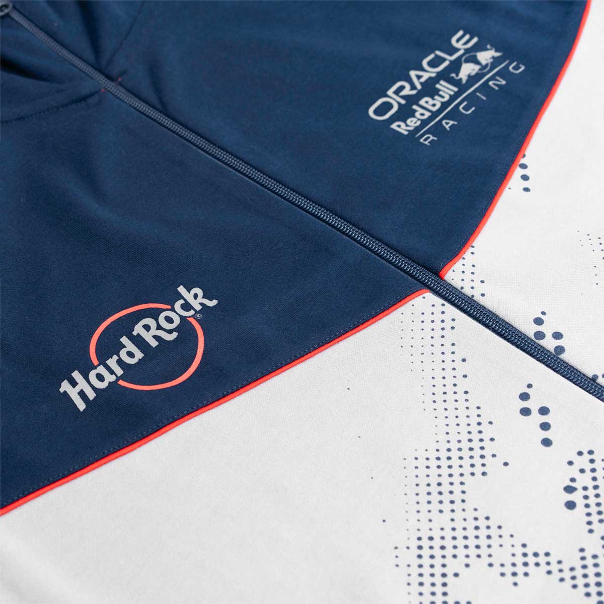 Oracle Red Bull Racing Sport Tech Zip Hoodie in Navy Grey image number 2