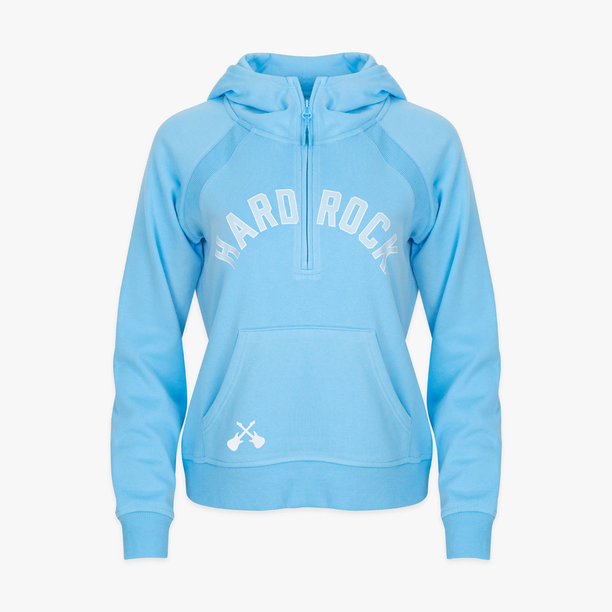 Cross Guitars Asana Half-Zip Hoodie in Summer Sky image number 2