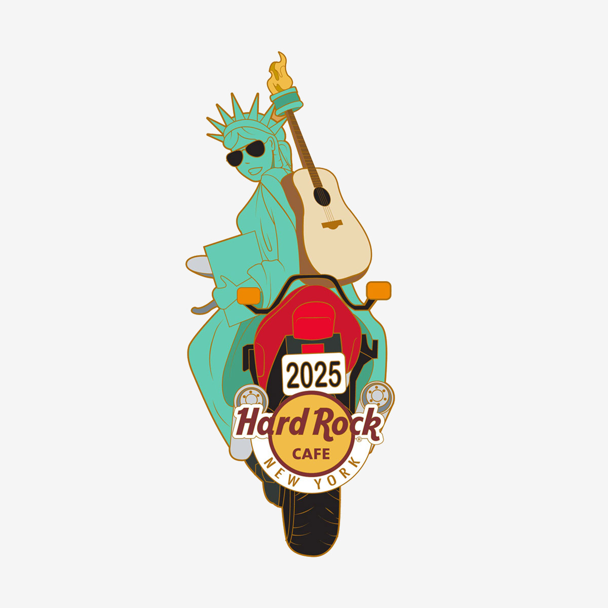Limited Edition New York City Bike Night Pin image number 1