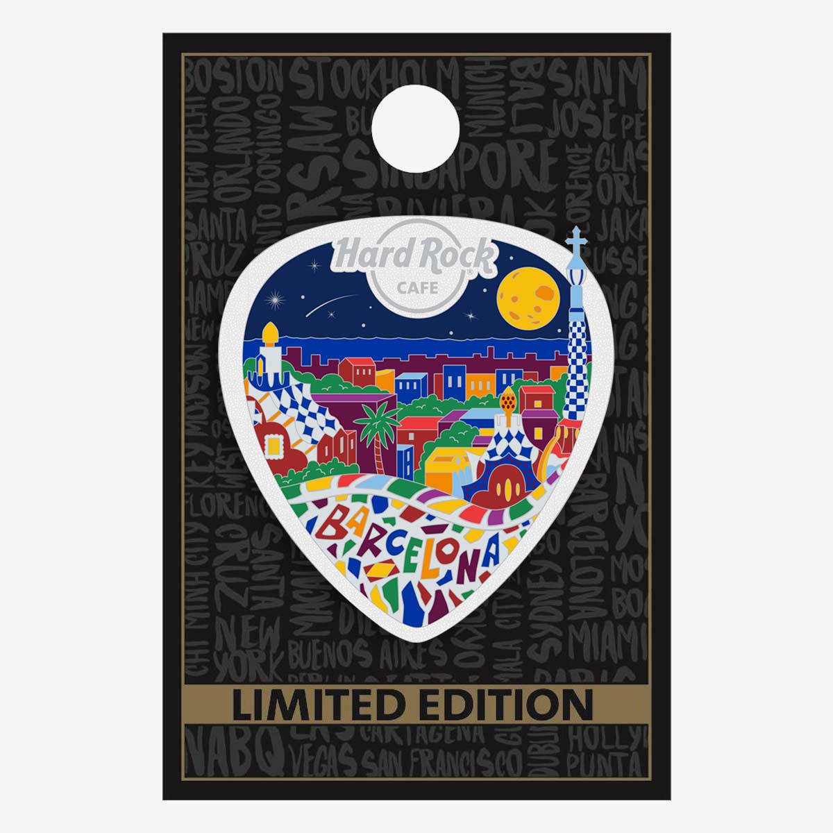 Limited Edition Barcelona Magic Summer Night Pin image number 2