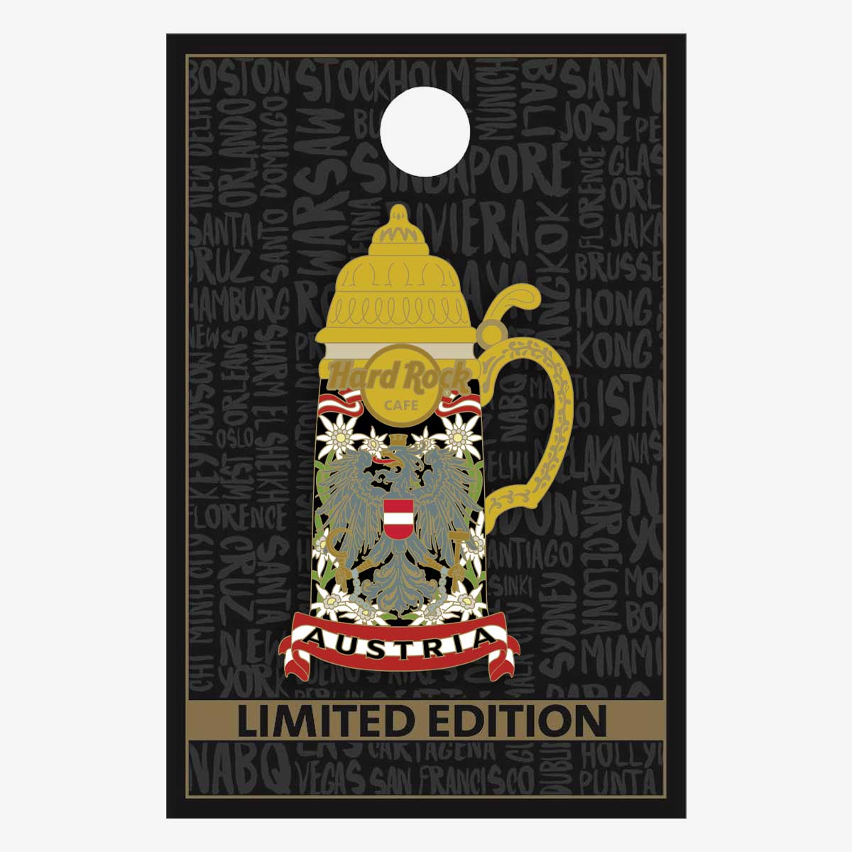 Limited Edition Vienna Stein Beer Mug Pin image number 2