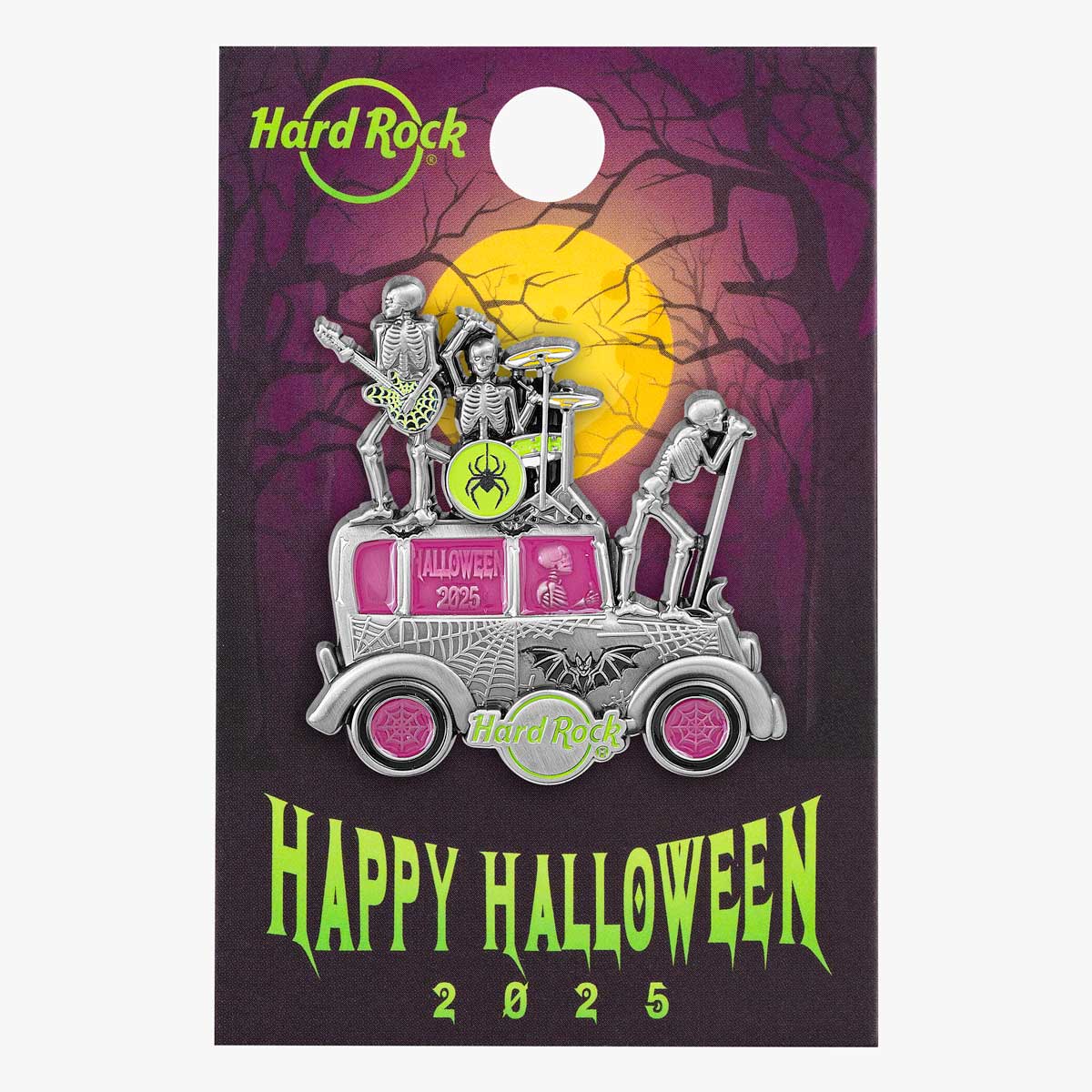 Limited Edition Skeleton Band Car Pin image number 2