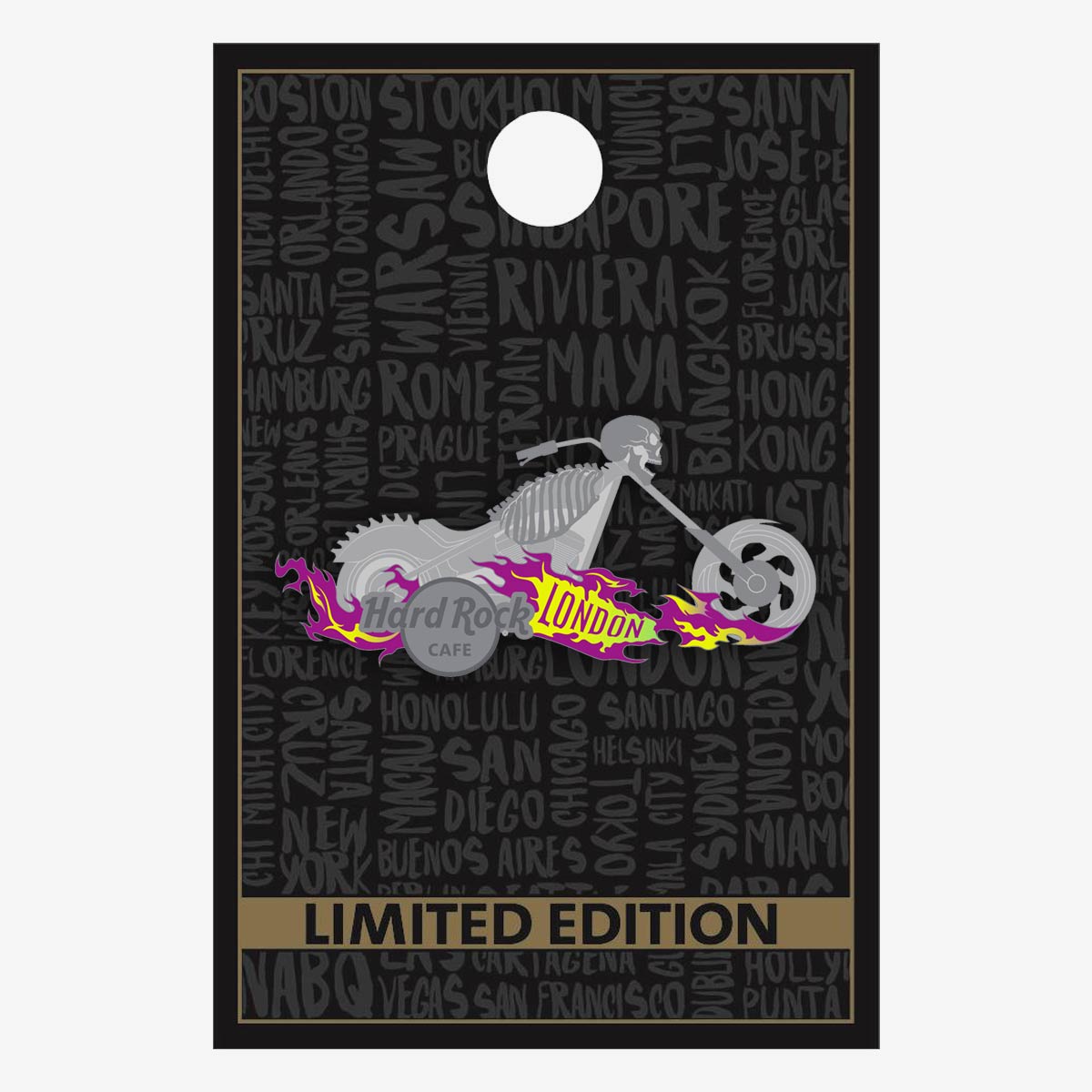 Limited Edition 3D Chopper Bike Pin Series image number 2
