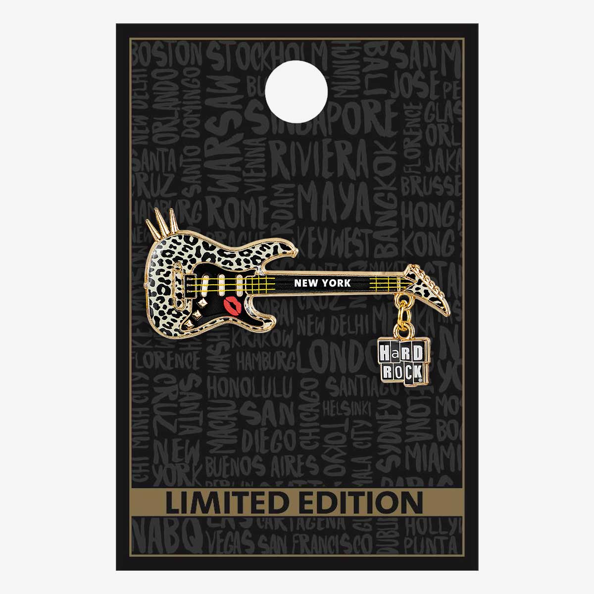 Limited Edition Leopard Guitar Pin image number 2