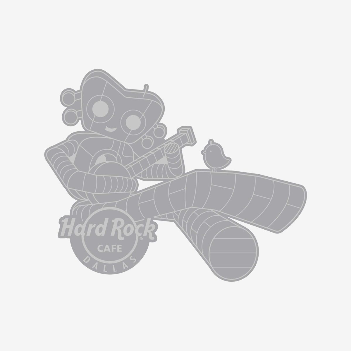 Online Exclusive Dallas Traveling Man Landmark Pin image number 1