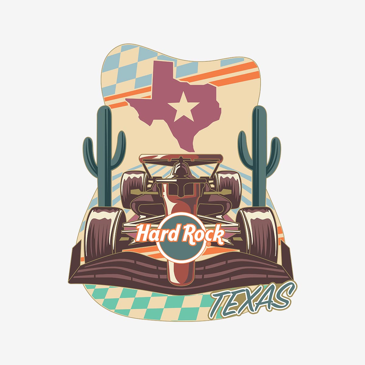 Limited Edition Texas Racing Pin image number 1