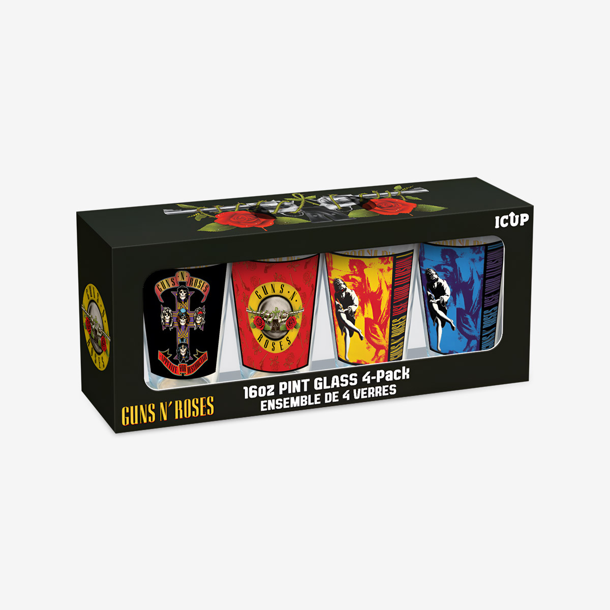 Guns N' Roses Drinking Glass Set image number 1