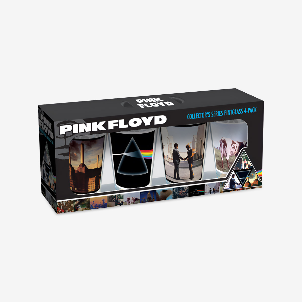 Pink Floyd Album Drinking Glass Set image number 1