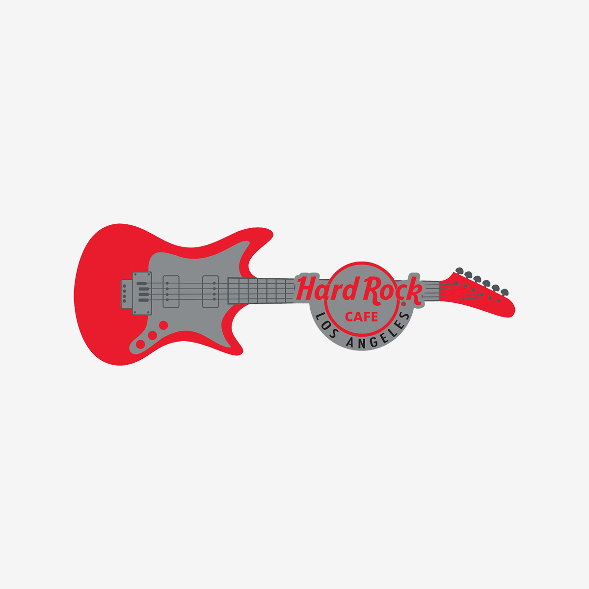 Limited Edition Core City Chrome Guitar Pin image number 1