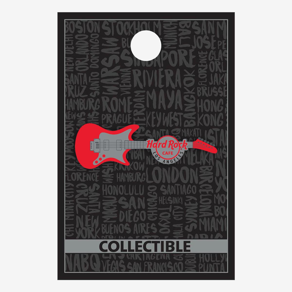 Limited Edition Core City Chrome Guitar Pin image number 2