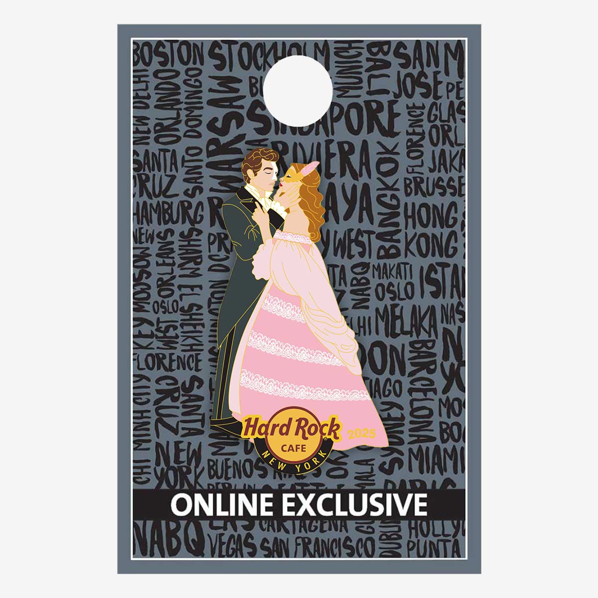 Online Exclusive New York City Phantom of the Broadway Pin image number 2