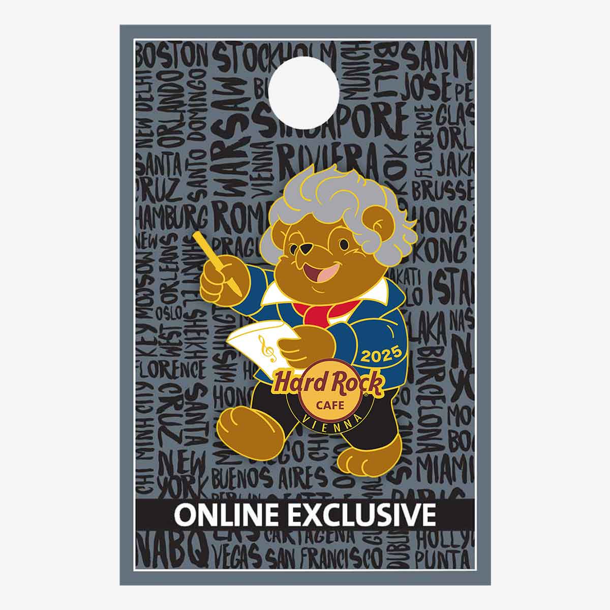 Online Exclusive Limited Edition Vienna Bearthoven Pin image number 2