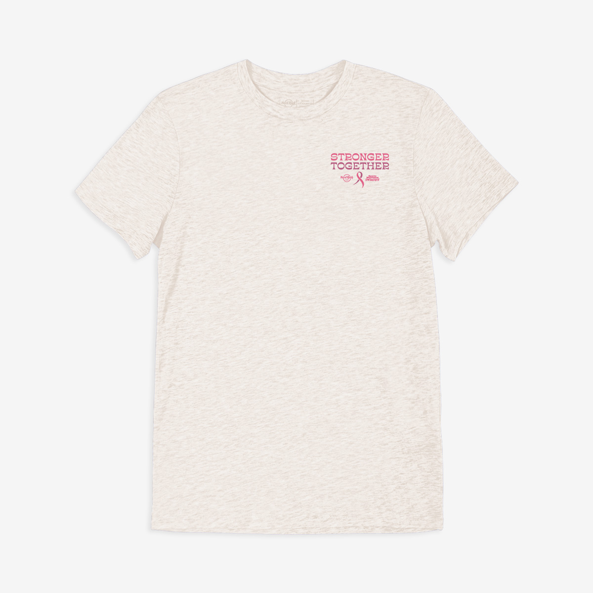 Adult Fit Pinktober 2025 Crew Neck Tee in Natural Heather image number 2