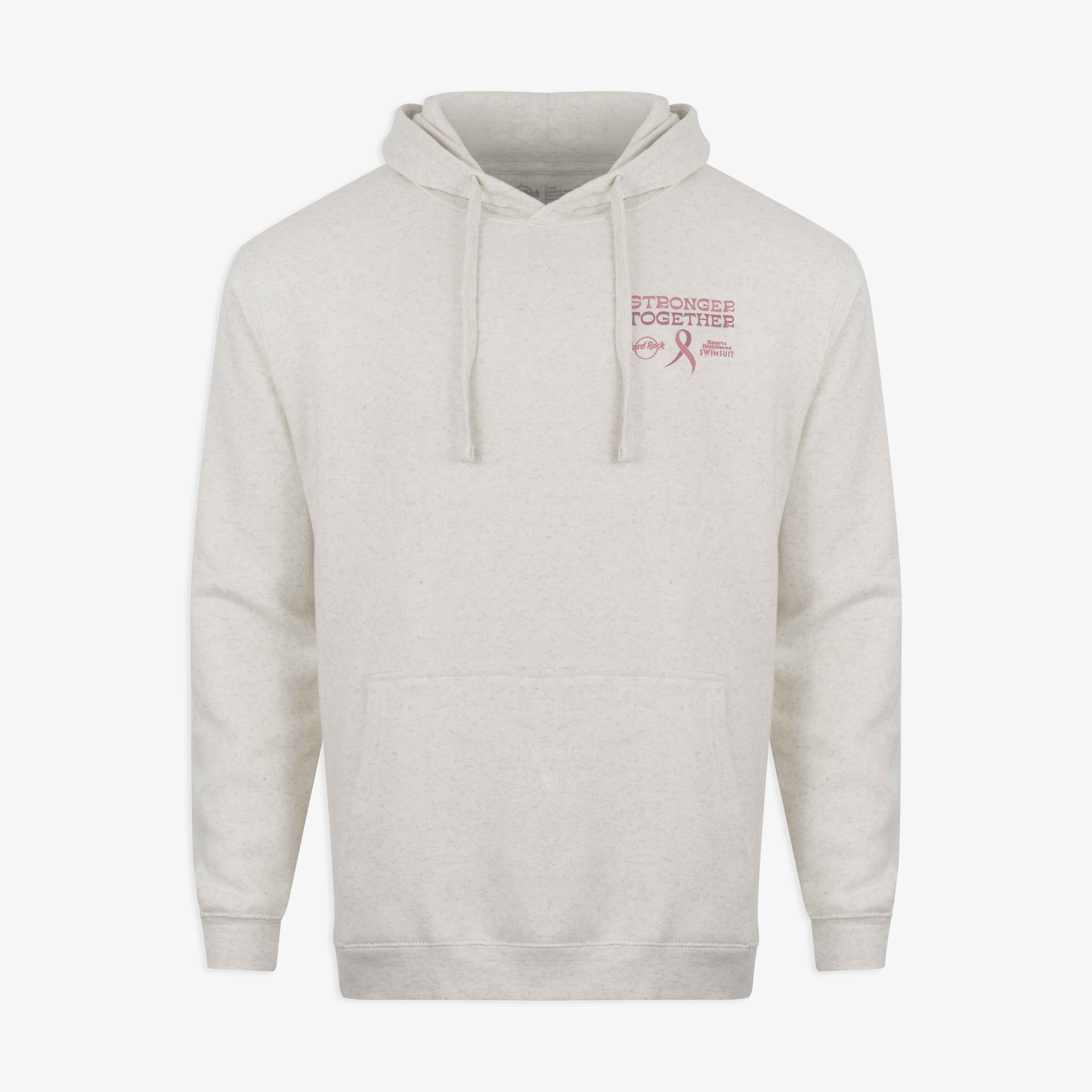 Pinktober 2025 Unisex Pullover Fleece Hoodie in Natural Heather image number 2