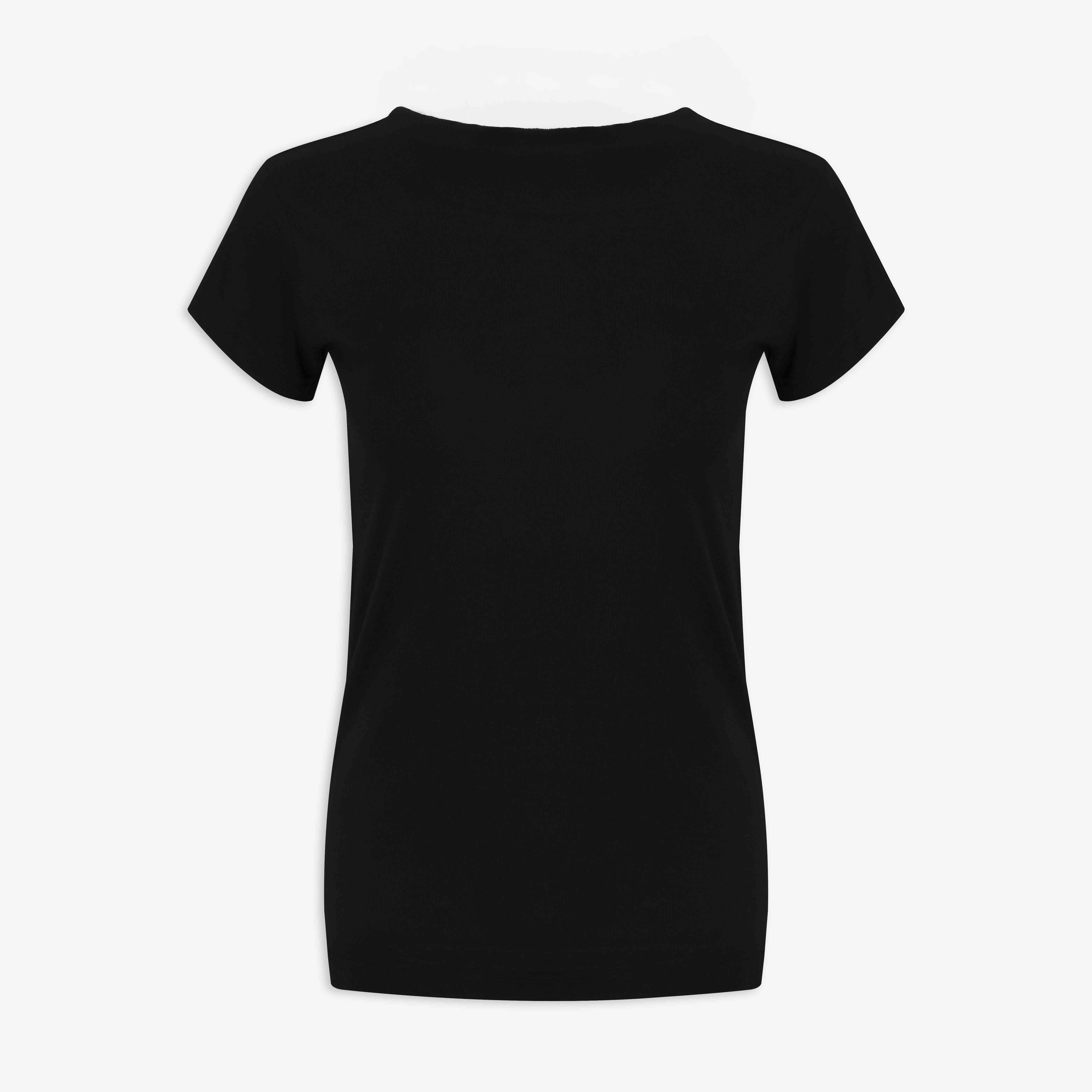 Womens Fit Brooklyn Bridge Tee in Black image number 2