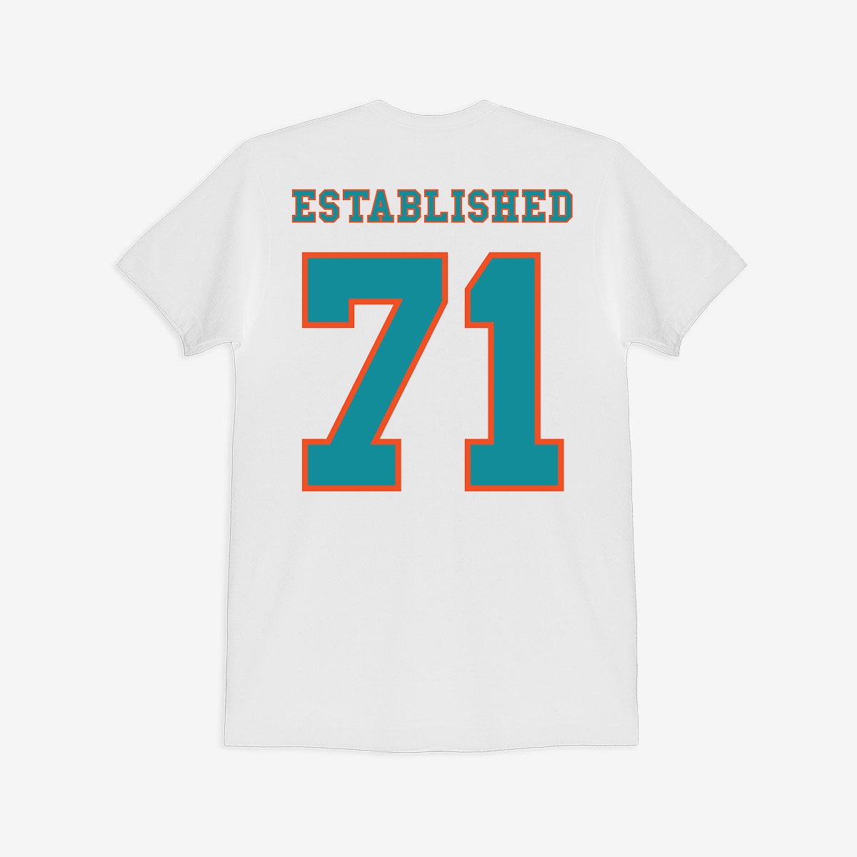 Adult Fit  Alternate Football Colors Classic Logo Tee image number 2